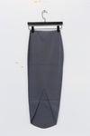 Swaying/knit after a split silk long skirt SW23SS3B17 watt gray